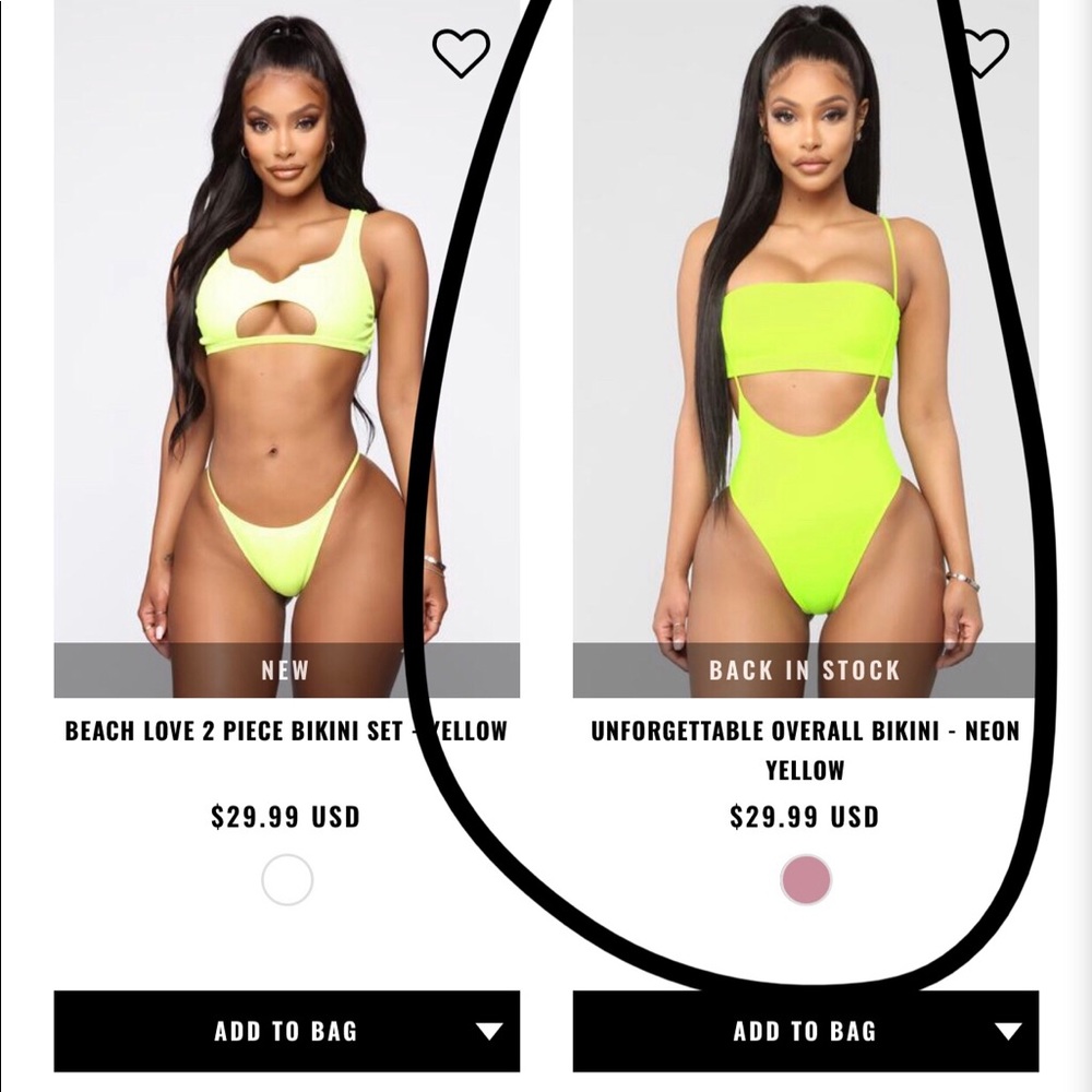 Fashion nova bikini